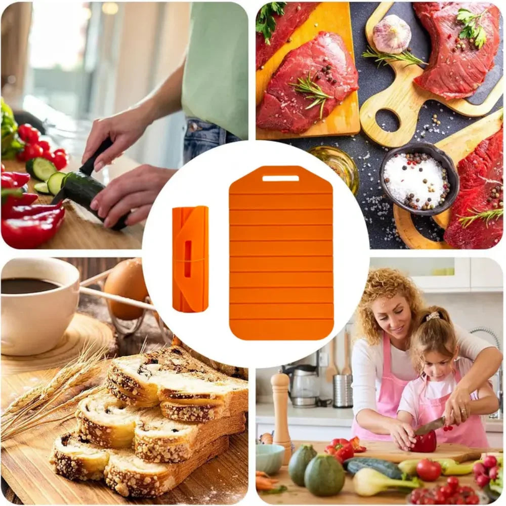 Kitchen cutting board, double-sided foldable, outdoor cutting board pad - suitable for kitchen, home, camping, apartment counter