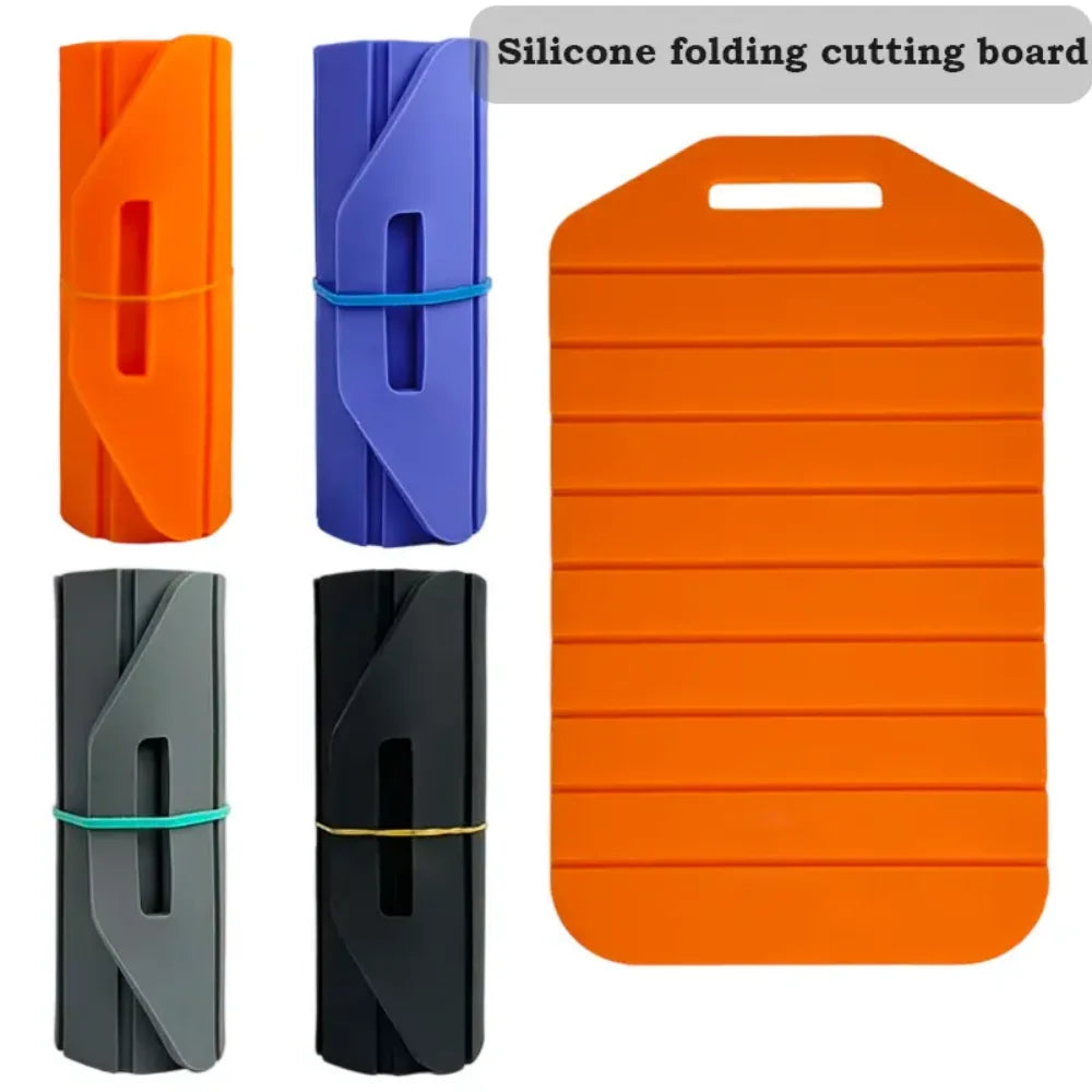 Kitchen cutting board, double-sided foldable, outdoor cutting board pad - suitable for kitchen, home, camping, apartment counter