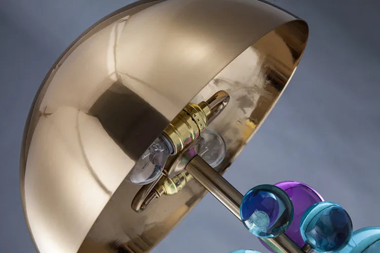 Globo Table Lamp Creative italian designer mushroom lamp romanti Colorful Glass Ball Lamp for Living Room Bedroom Reading Lamp