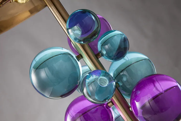 Globo Table Lamp Creative italian designer mushroom lamp romanti Colorful Glass Ball Lamp for Living Room Bedroom Reading Lamp