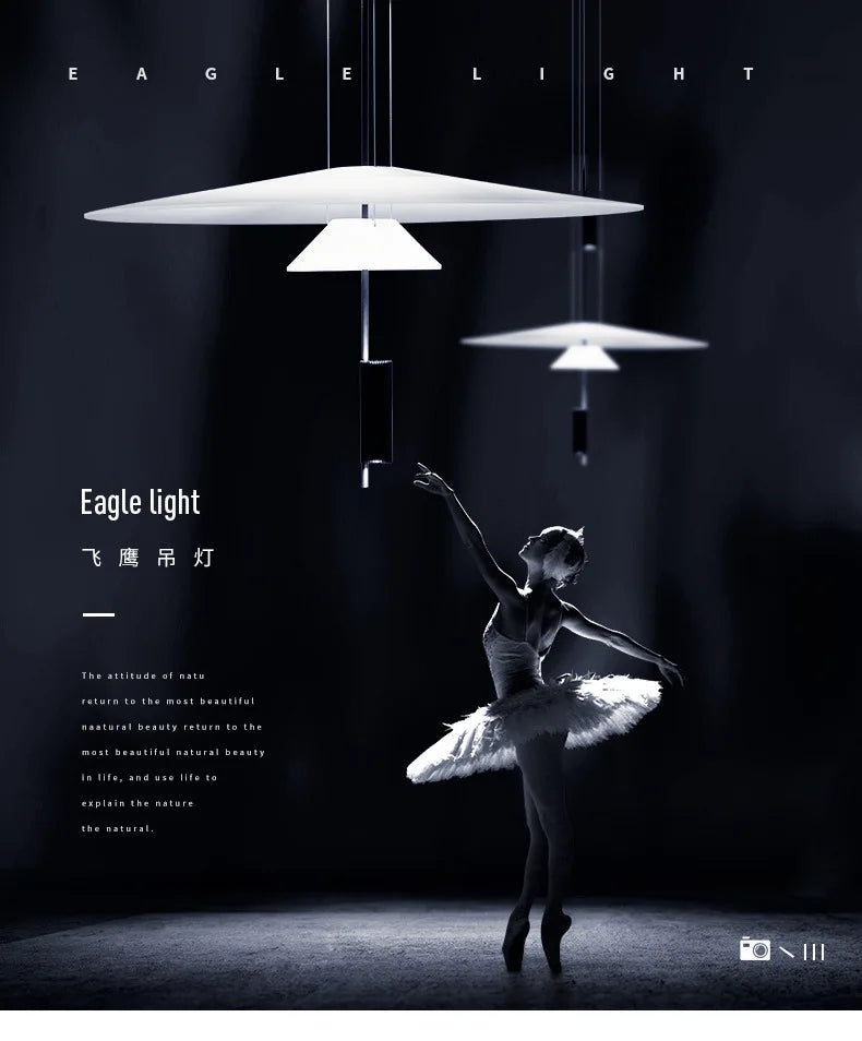 Flamingo Chandelier Denmark replica lamp designer White light Living  Bed room Dining table Nordic minimalist round chandelier