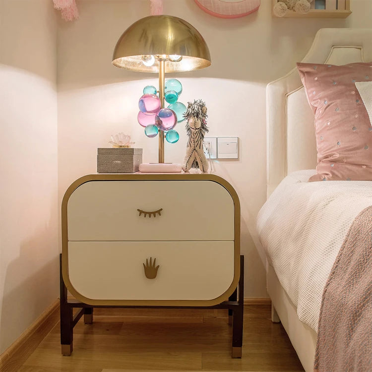 Globo Table Lamp Creative italian designer mushroom lamp romanti Colorful Glass Ball Lamp for Living Room Bedroom Reading Lamp