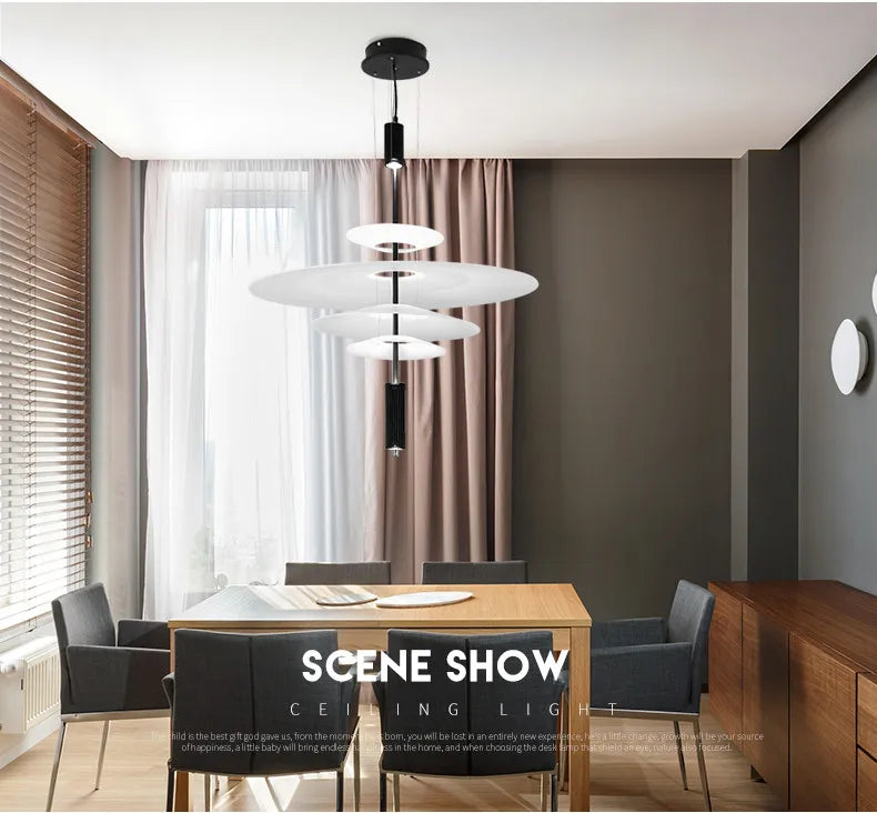 Flamingo Chandelier Denmark replica lamp designer White light Living  Bed room Dining table Nordic minimalist round chandelier