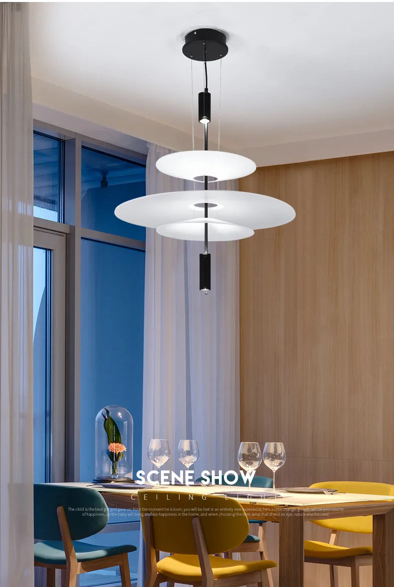 Flamingo Chandelier Denmark replica lamp designer White light Living  Bed room Dining table Nordic minimalist round chandelier