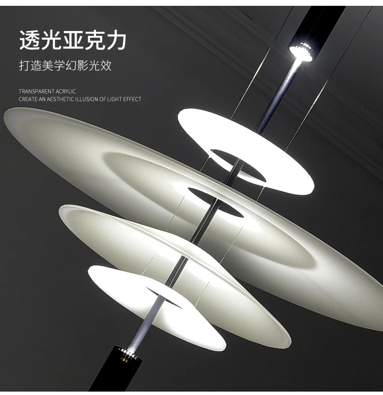 Flamingo Chandelier Denmark replica lamp designer White light Living  Bed room Dining table Nordic minimalist round chandelier