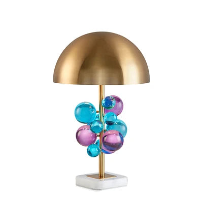 Globo Table Lamp Creative italian designer mushroom lamp romanti Colorful Glass Ball Lamp for Living Room Bedroom Reading Lamp