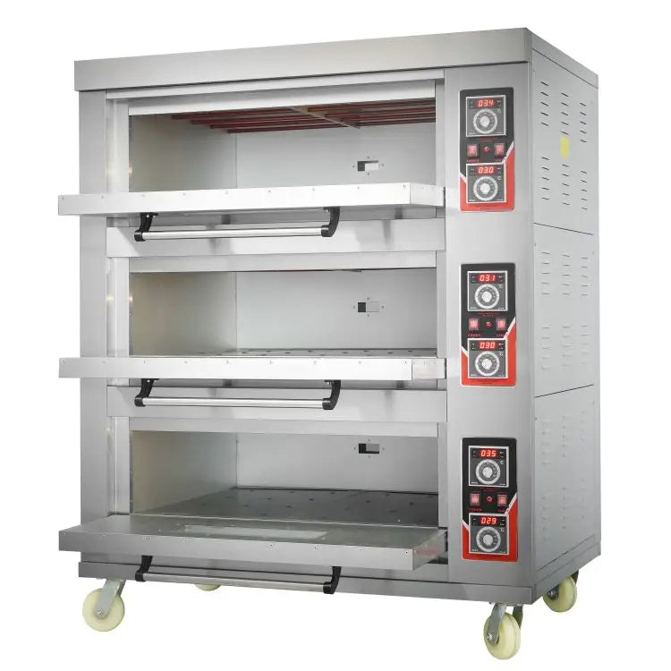 Baking OvenCommercial Pizza Deck Oven Electric Pizza Oven 3 Layers Bakery Oven For Toasters