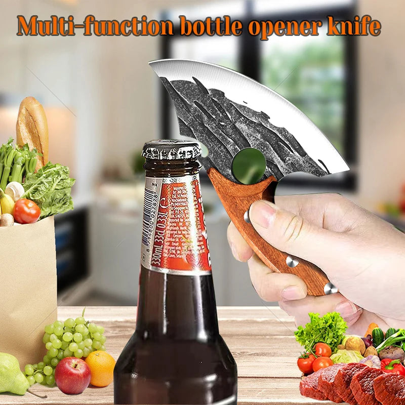 Multi-purpose Kitchen Knife Fish Scale Meat Cleaver Slicing Knife Stainless Steel Boning Knife Butcher Knife Kitchen Supplies