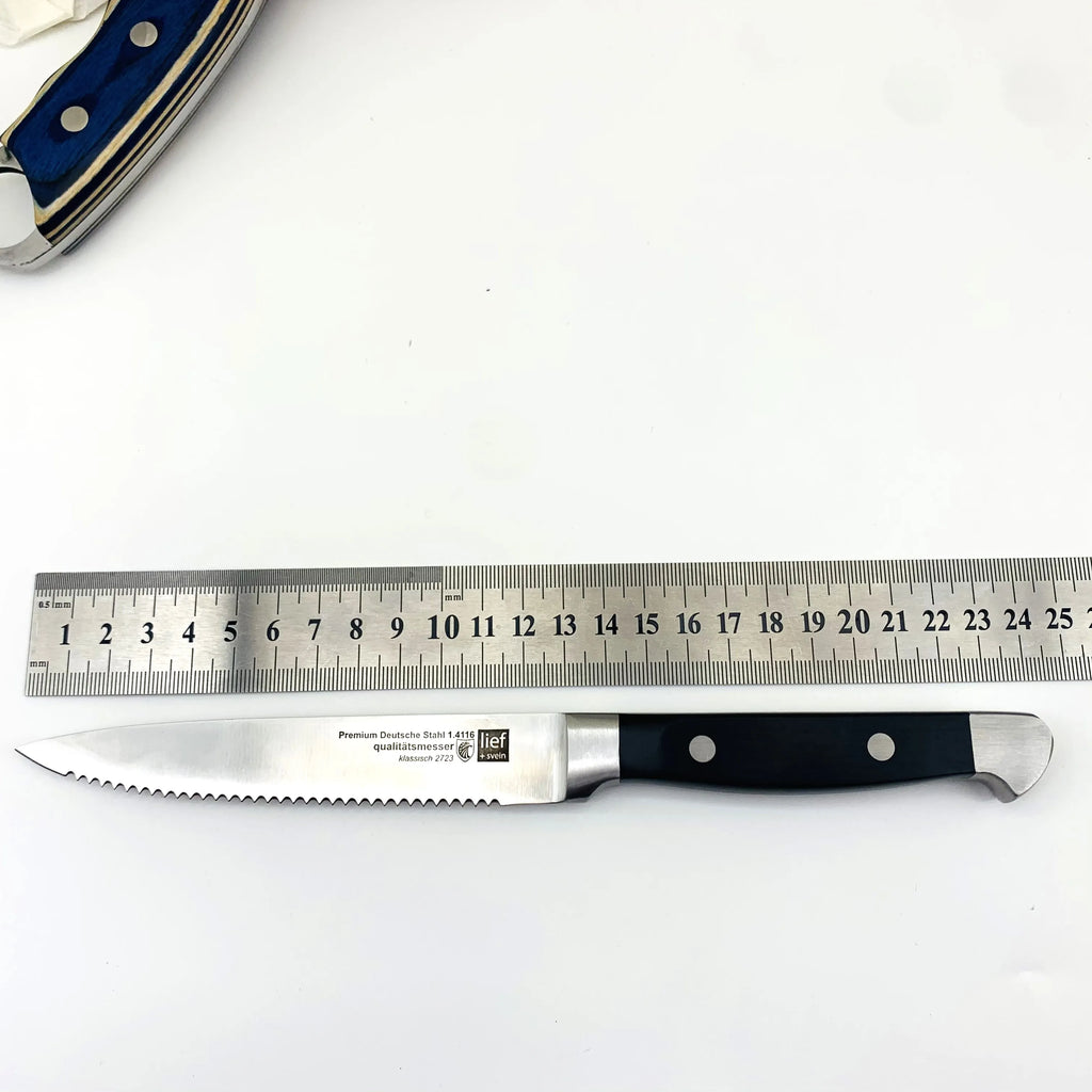 4/6/8p Steak Knife Set Stainless Steel Highly Polished Handles Outdoor Barbecue Tourist Facas De Cozinha CuteloTool Steak Knives