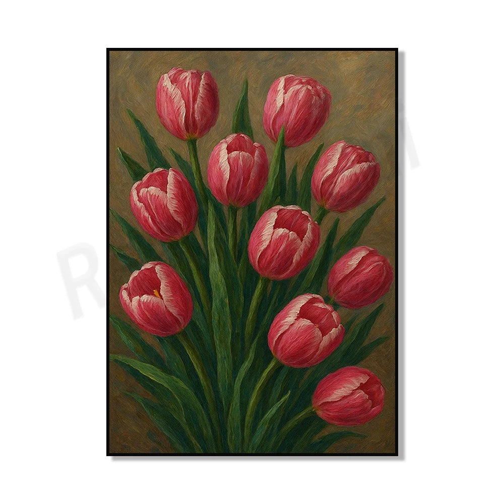 Canned sardines, botanical fruits, sardines, tulips, lemon tree, oyster shell oil, still life print, kitchen decoration poster