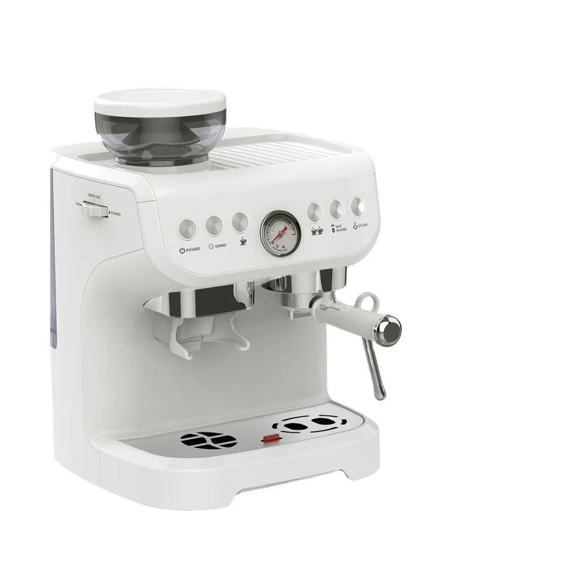 Buy Italian Coffee Automatic Machines Brands Cafetera Express Professional Espresso Cappuccino Coffee Maker With Mill