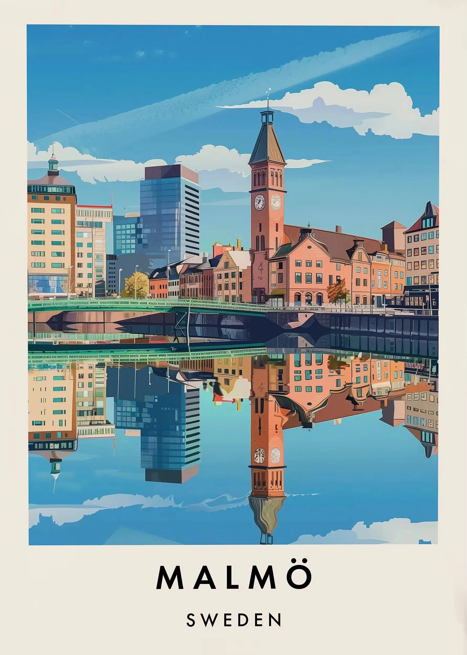 Classic Tourist City Edinburgh Rome Milan Urban Architecture Tourism Art Poster Canvas Paintings Wall Art Pictures Home Decor