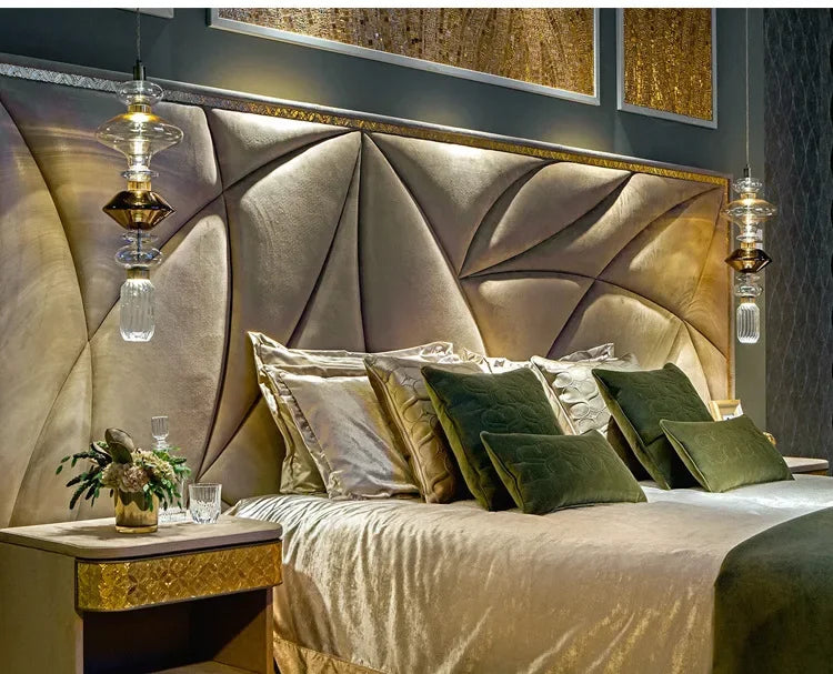 Italian Luxury Crystal Glass Chandelier Danish Design Vintage Clear Amber pendant lamp American bedside kitchen island LED lamp