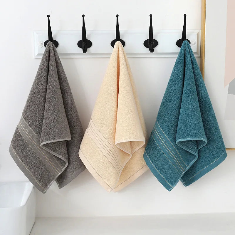 All-cotton Class A Thickened Absorbent Jacquard Polyester-cotton Skin-friendly Face Towel Bath Pure Cotton Towel Adult Towel