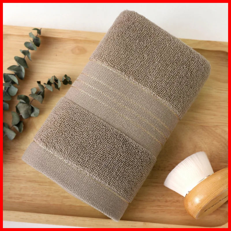 All-cotton Class A Thickened Absorbent Jacquard Polyester-cotton Skin-friendly Face Towel Bath Pure Cotton Towel Adult Towel