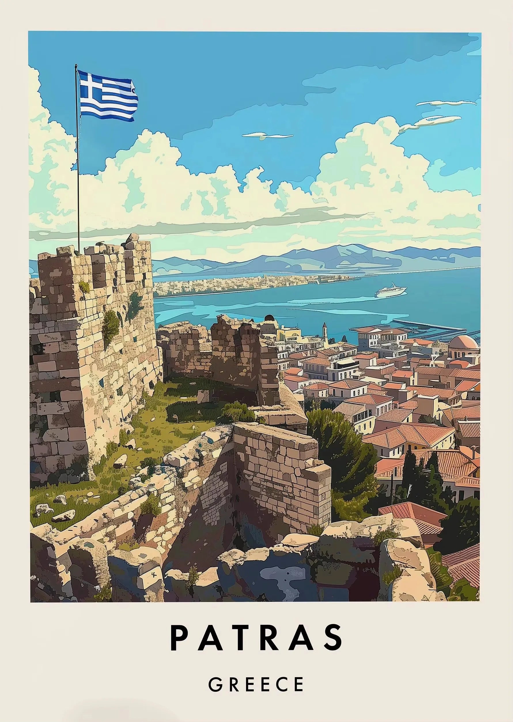 Classic Tourist City Edinburgh Rome Milan Urban Architecture Tourism Art Poster Canvas Paintings Wall Art Pictures Home Decor