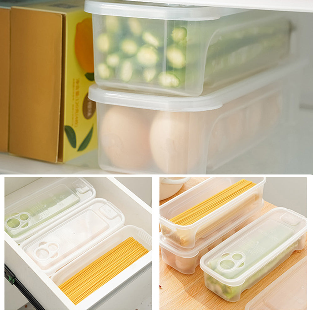 Microwave Pasta Cooker With Measuring Rings Quickly Cooking Spaghetti Cooking Box For Offices Home