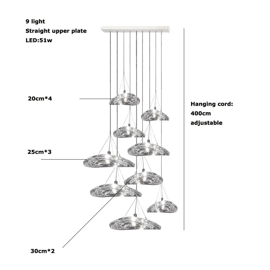 Italian Designer Living room Pendant Light Modern Home Decor Bedroom Kitchen Dining Room Chandelier Stairs Loft Lighting Fixture