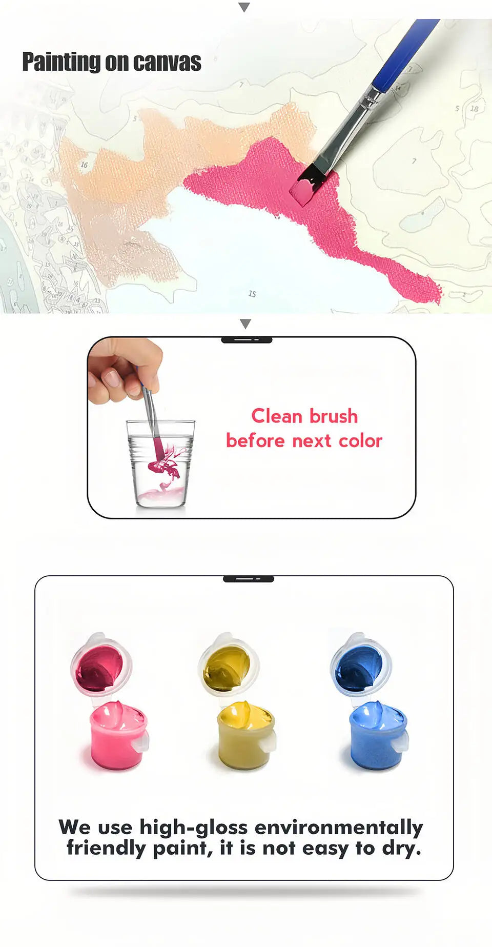 DIY Painting By Numbers Sea Beach Digital Oil Painting Scenery Drawing On Canvas Adult Number Painting Landscape Handmade Gift