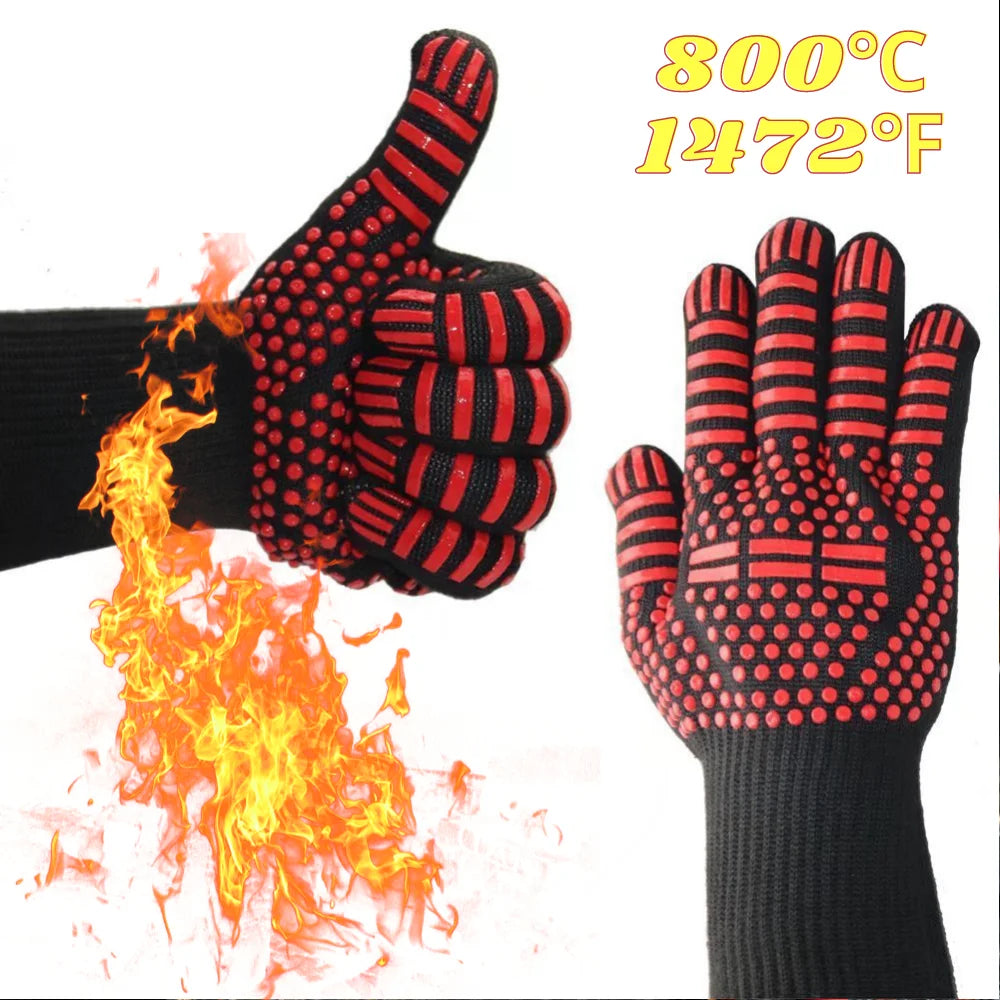 Pizza Oven Accessories Cleaning Brush  Ash Rake Pizza Turning Spinner Fork oven gloves BBQ Tool Stove Brush Grill  Grill Scraper