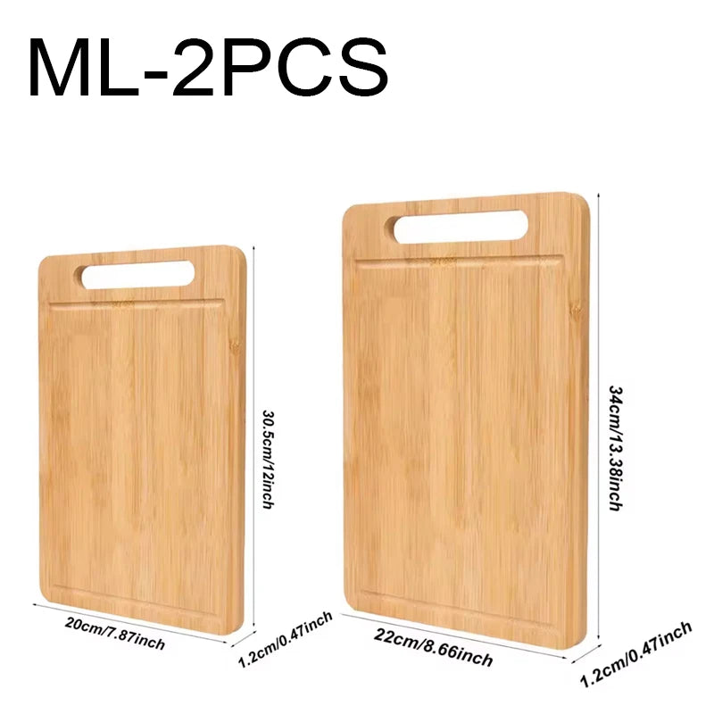 Kitchen Wooden Chopping Boards Cutting Board Double-sided Available Thick Wooden Boards Perfect for Kitchen And Dining Room