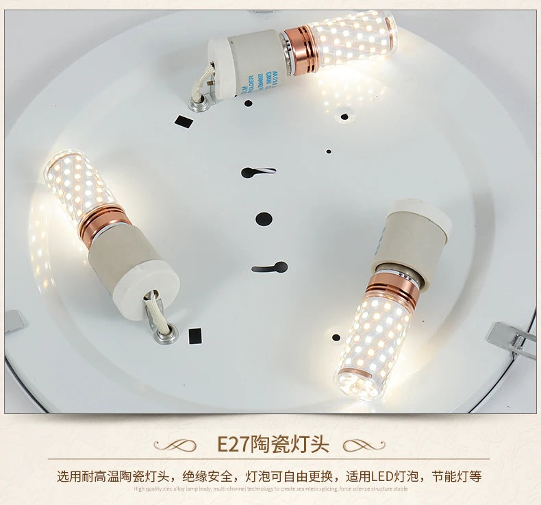Modern Fashion Tiffany Ceiling Light Fixture European Colorful Drawing Glass Ceiling Lamp Home Deco Living Room E27 Lamps