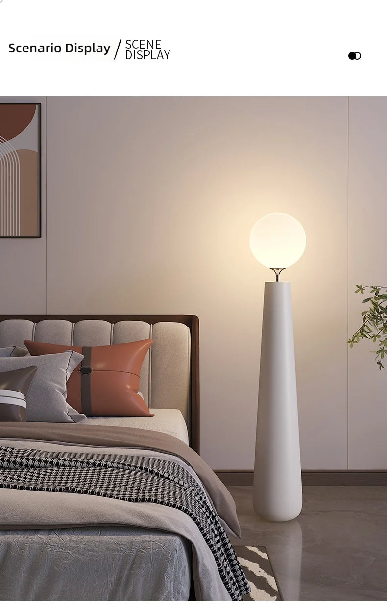 Italian Mushroom LED Floor Lamp Nordic Luxury Living Room Bedroom Floor Lamp Designer Sample Room Creative Simple Standing Lamp