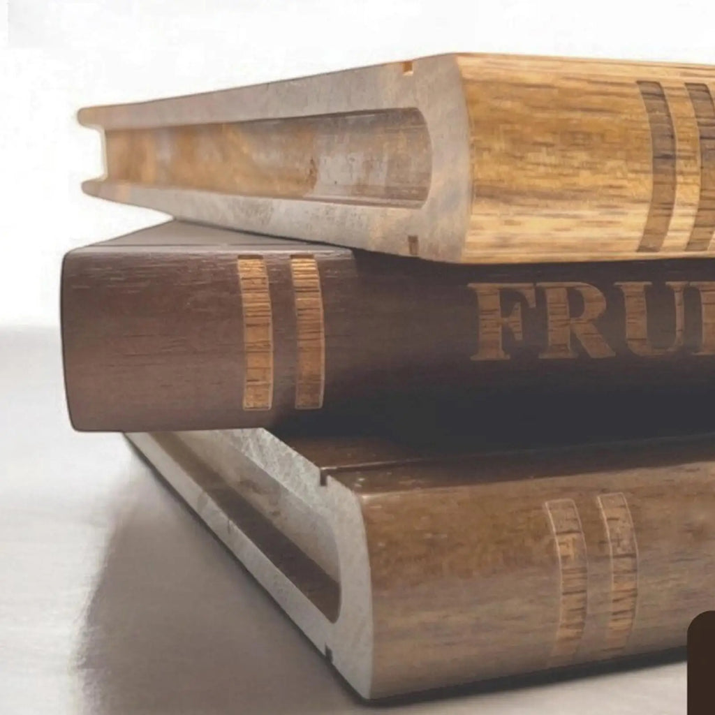 Cutting Boards for Kitchen 3 Pieces Book Shaped Thickened cutting Boards for Cheese Meat Vegetables Home Kitchen Supplies