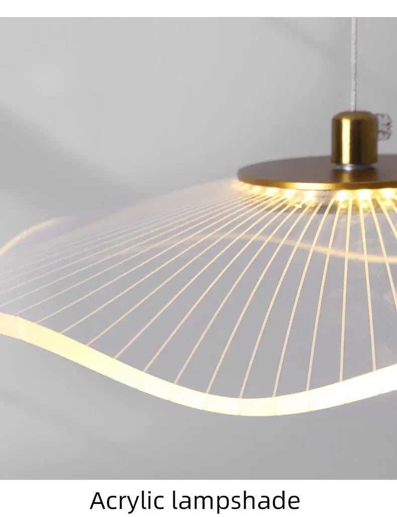 Modern LED Lotus Chandelier For Staircase Dining Room Luxury Gold Indoor Hanging Lamp Nordic Loft Long Creative Lighting Fixture