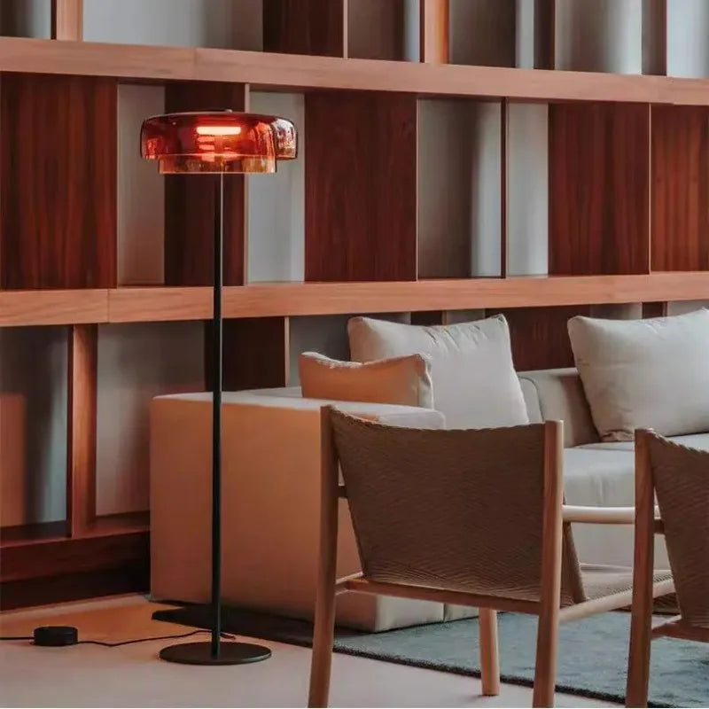 Italian Minimalist Mid-Century Floor Lamp Designer Ambient Lighting Sofa Bedroom Decor Room Decoration Light Floor Lamp LED