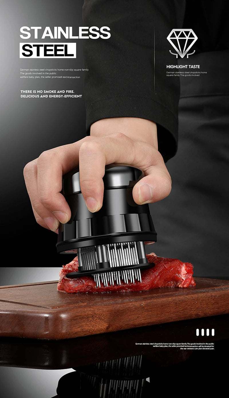 56 Blades Needle Meat Tenderizer Stainless Steel Knife Beef Steak Chicken Chop Chicken Wings Pickled Kitchen Cooking Accessories