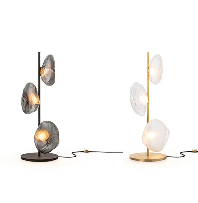 Italian Style Floor Lamp Light Luxury Living Room Bedroom Lava Glass Villa Nordic Minimalist Vertical Atmosphere Art Lamp 2025