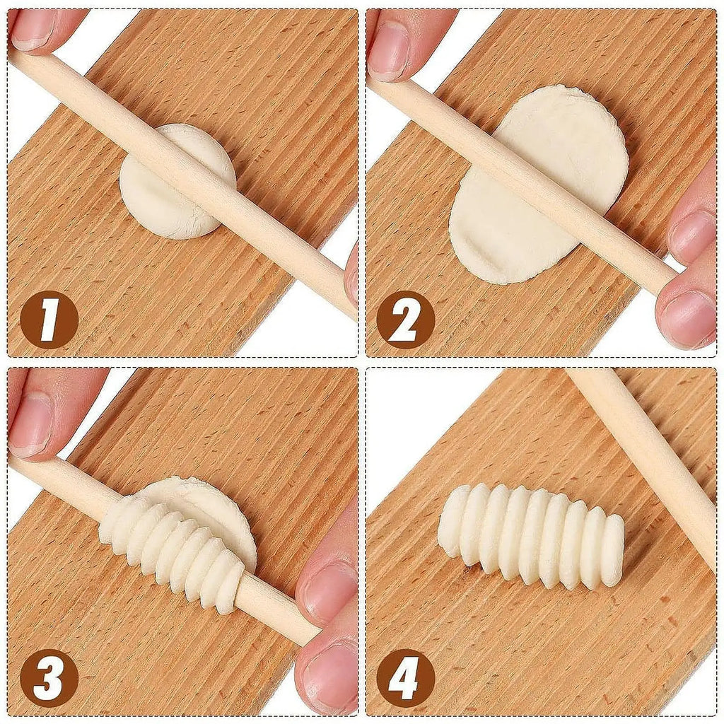 Italian Gnocchi Board Kitchen Gifts Kitchen Supplies Unique Curved Design Pasta Making Tool Accessories for Handmaking Home