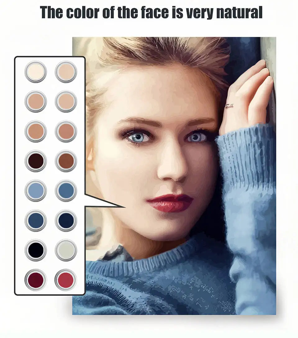 DIY Painting By Numbers Sea Beach Digital Oil Painting Scenery Drawing On Canvas Adult Number Painting Landscape Handmade Gift