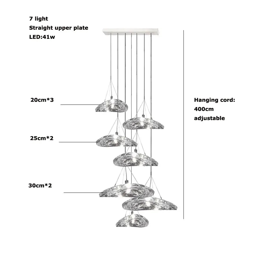 Italian Designer Living room Pendant Light Modern Home Decor Bedroom Kitchen Dining Room Chandelier Stairs Loft Lighting Fixture