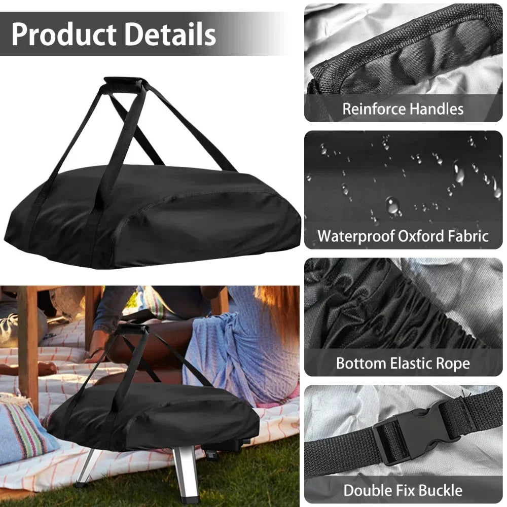 Pizza Oven Cover for Ooni Koda 12 16 Portable 420D Oxford Fabric Waterproof Pizza Oven Dustproof Covers BBQ Accessories