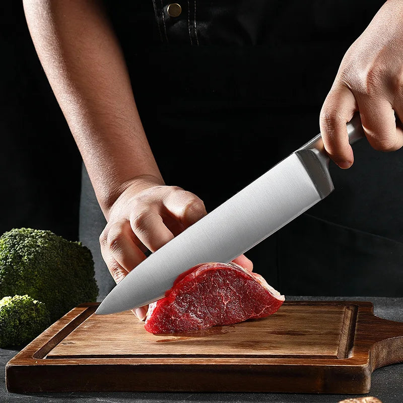 Kitchen Knife set 5-piece stainless steel kitchen with hollow handle Chef's knife Japanese knife Multi-purpose knife Fruit knife