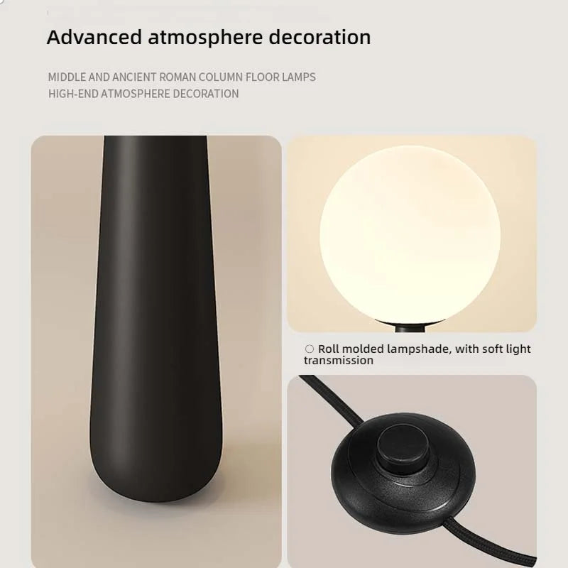 Italian Mushroom LED Floor Lamp Nordic Luxury Living Room Bedroom Floor Lamp Designer Sample Room Creative Simple Standing Lamp