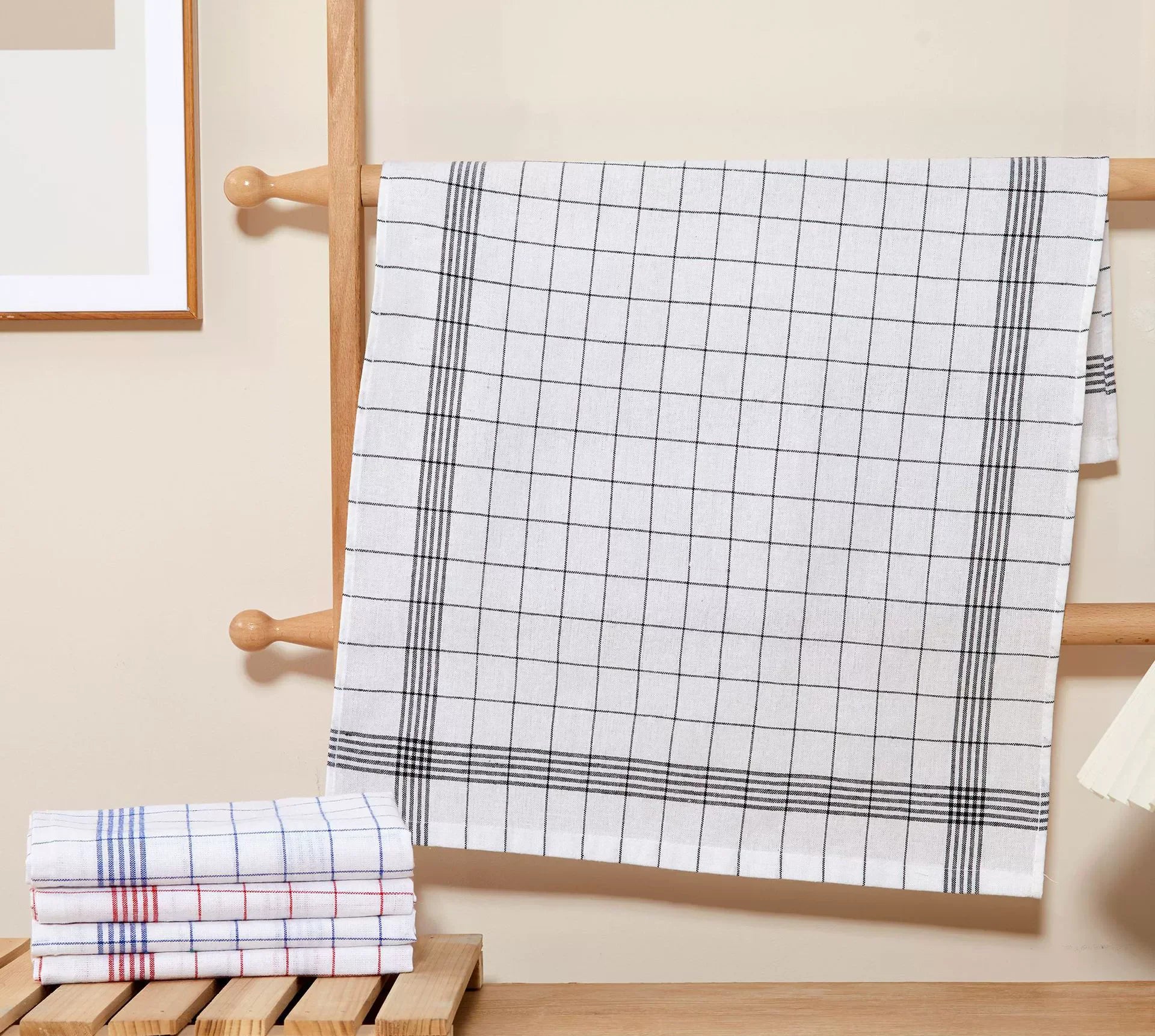 45x62cm Large Cotton Kitchen Towel Soft Dishcloth Super Absorbent Kitchen Cloth Home Cleaning Scouring Towel Washing Dish Cloth