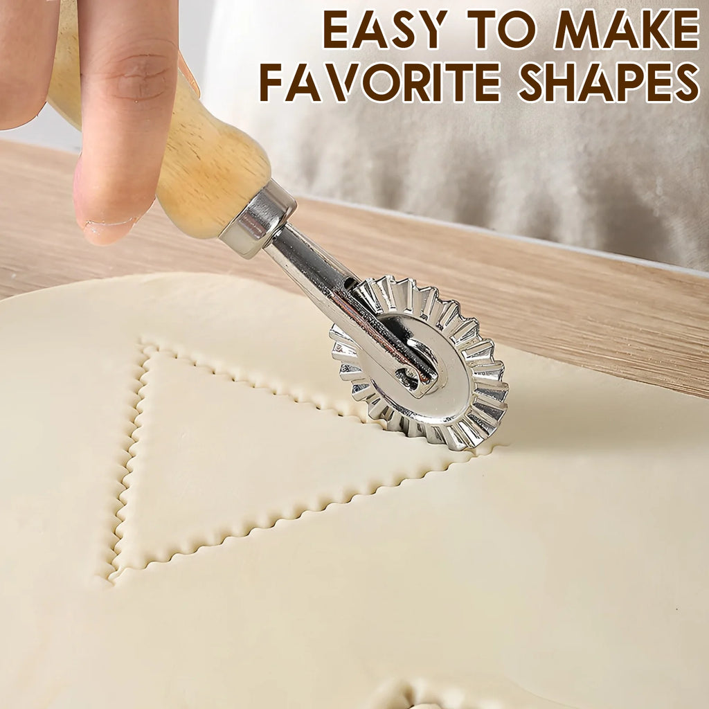 9 Pcs Pasta Making Tools Efficient Pasta Making Kit with Ravioli Stamp Cutters Rolling Pins Gnocchi Boards Dough Cutter Dumpling