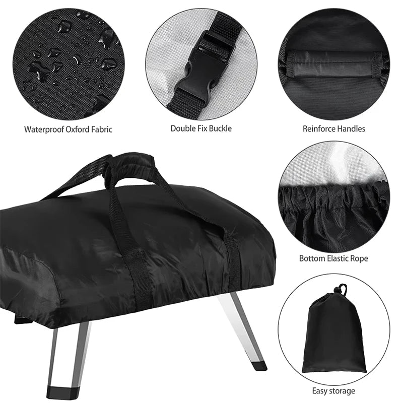 Pizza Oven Cover 210D Oxford Compatible Koda 12 16 Outdoor Sunscreen Protective Dustproof Waterproof Grill Case Bbq Accessories