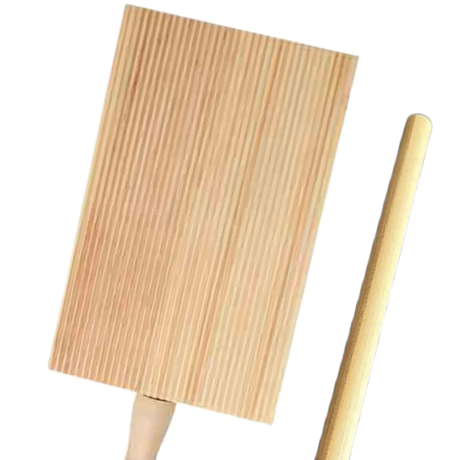 Pasta Gnocchi Making Board with Pasta Roller Italian Pasta Maker Boards Gnocchi Maker Paddle for Kitchen Supplies Handmaking