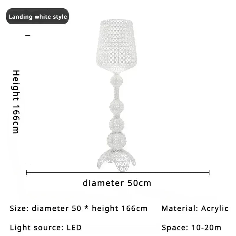 Italian Minimalist Living Room hollow LED Floor Lamp Hotel Decorative Modern Bedroom sofa Study Hollow Wine Atmosphere Light
