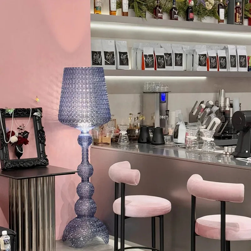 Italian Minimalist Living Room hollow LED Floor Lamp Hotel Decorative Modern Bedroom sofa Study Hollow Wine Atmosphere Light