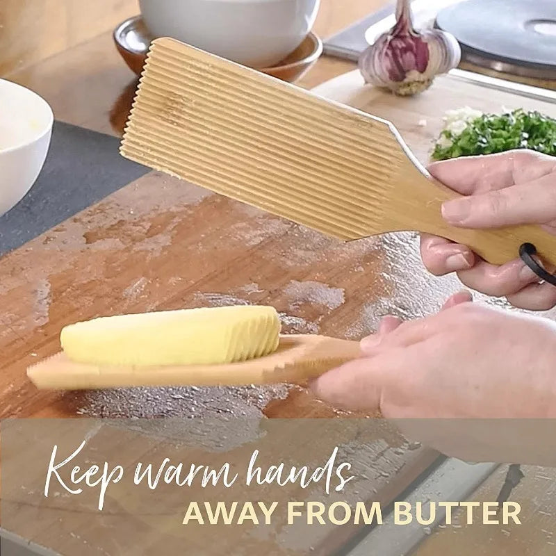 Gnocchi and Butter Board Wooden Set Italian Pasta Making Tools Ravioli Mold Cutter for Homemade Cavatelli Garganelli Pasta Maker