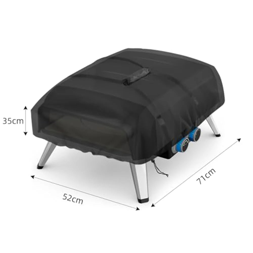 Pizza Oven Cover For Tefal Pizza Oven Protective Cover 420D Oxford Fabric Waterproof Pizza Oven Dustproof Covers BBQ Accessories