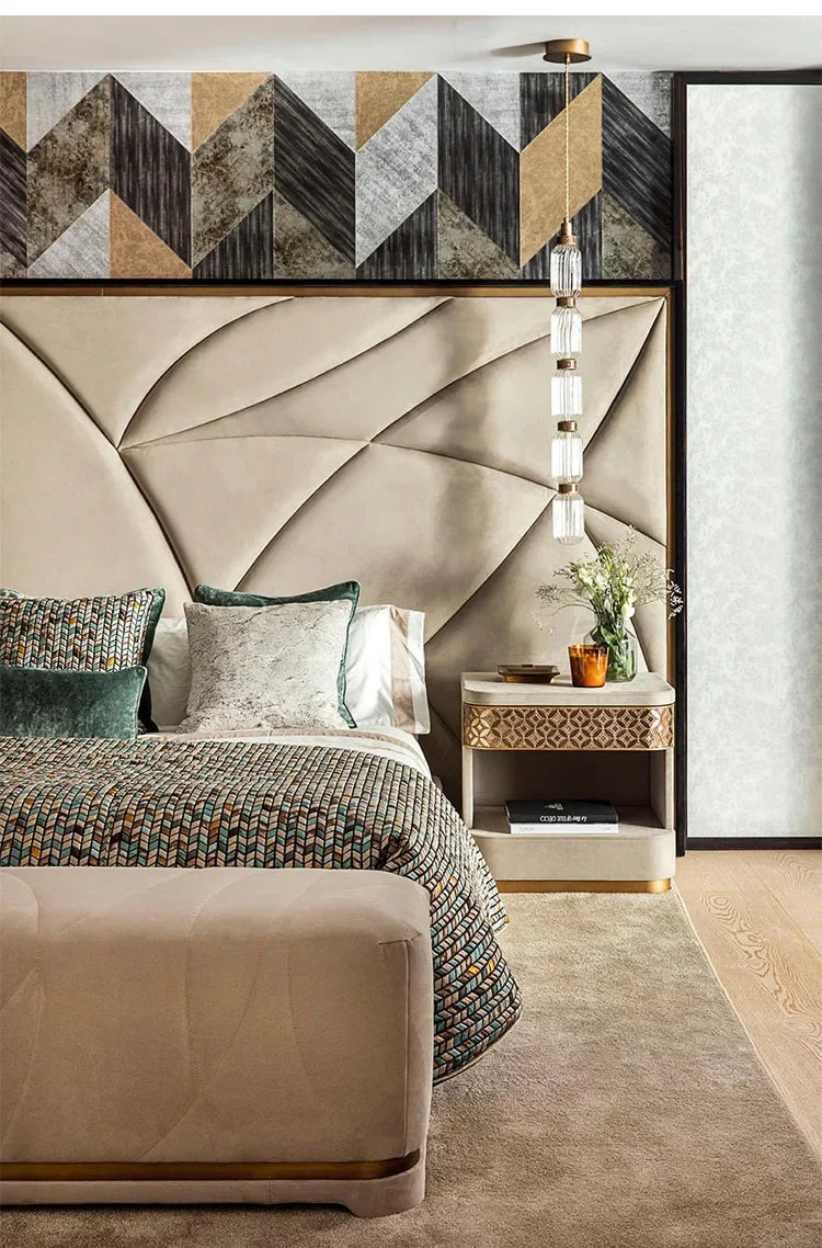 Italian Luxury Crystal Glass Chandelier Danish Design Vintage Clear Amber pendant lamp American bedside kitchen island LED lamp