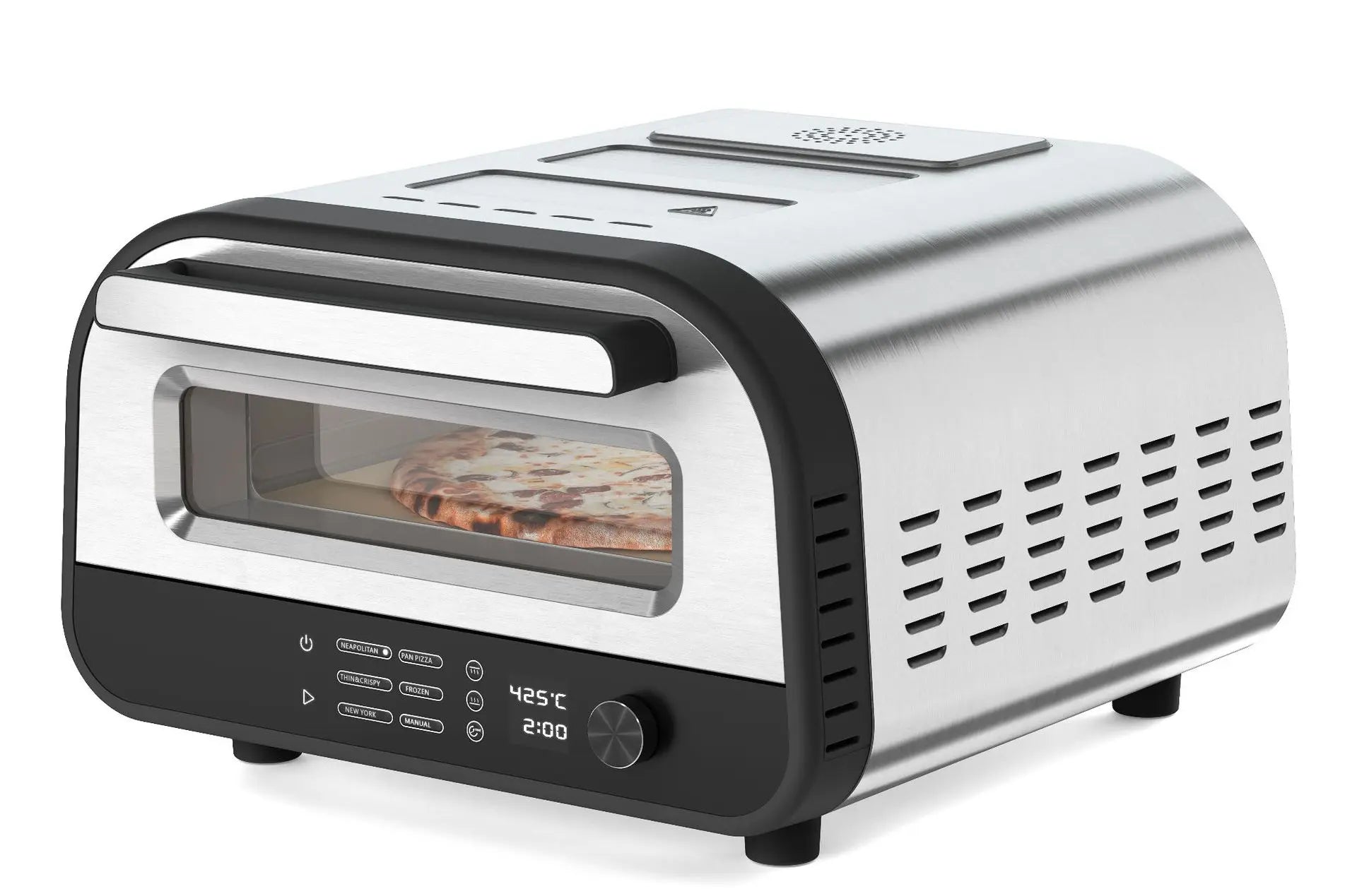 Pizzeria Indoor Pizza Oven, with Multi Pizza Presets & Simple Touch Controls, Electric, New