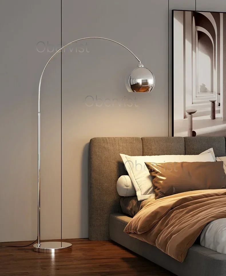 Italian Light Luxury Fishing Floor Lamp Nordic Living Room Simple Modern Design Bedroom Sofa Side Standing Lights