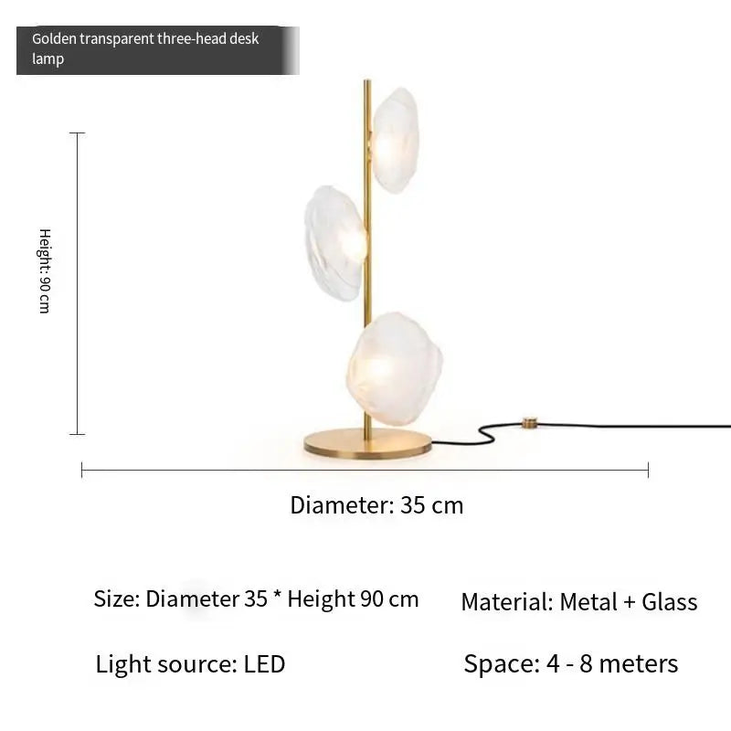 Italian Style Floor Lamp Light Luxury Living Room Bedroom Lava Glass Villa Nordic Minimalist Vertical Atmosphere Art Lamp 2025